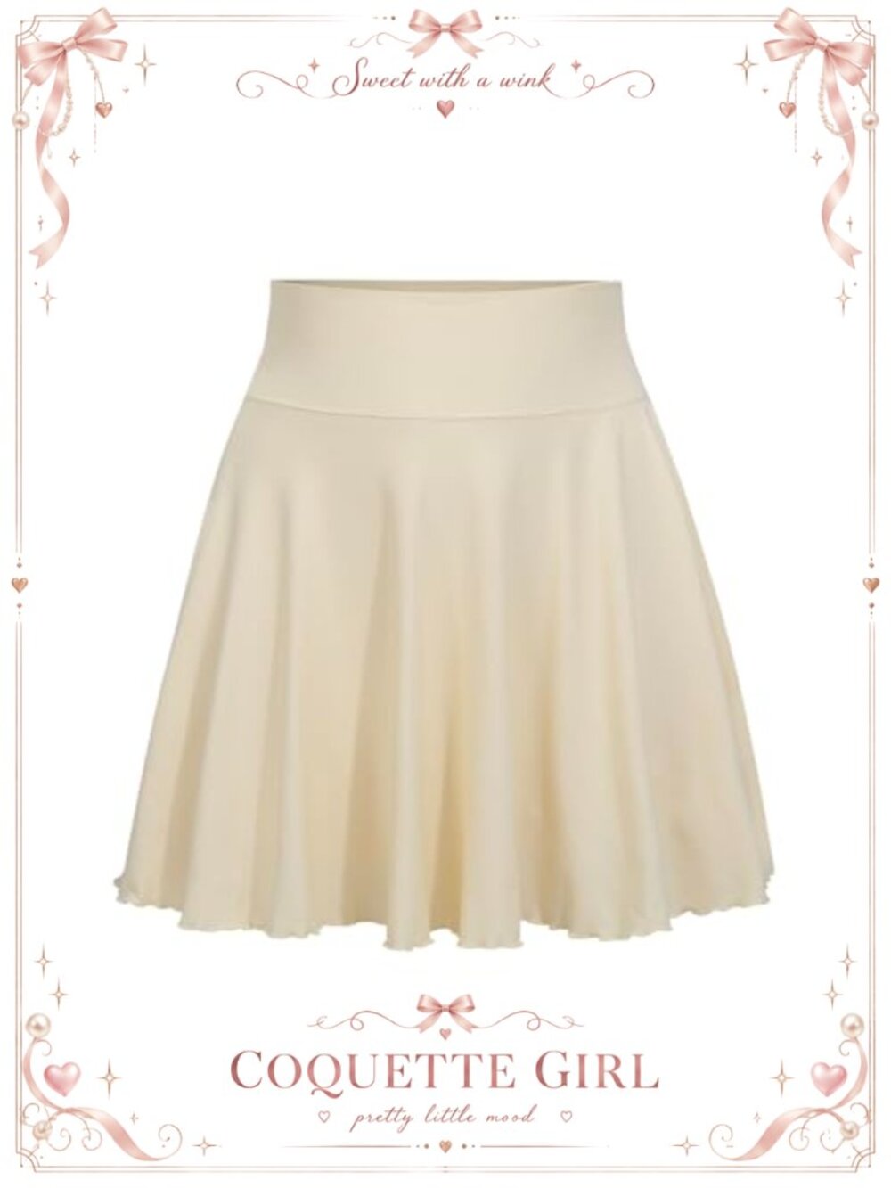 Pleated Tennis Skort with Pocket Shorts Stretchy Nylon Spandex Mini Skirt